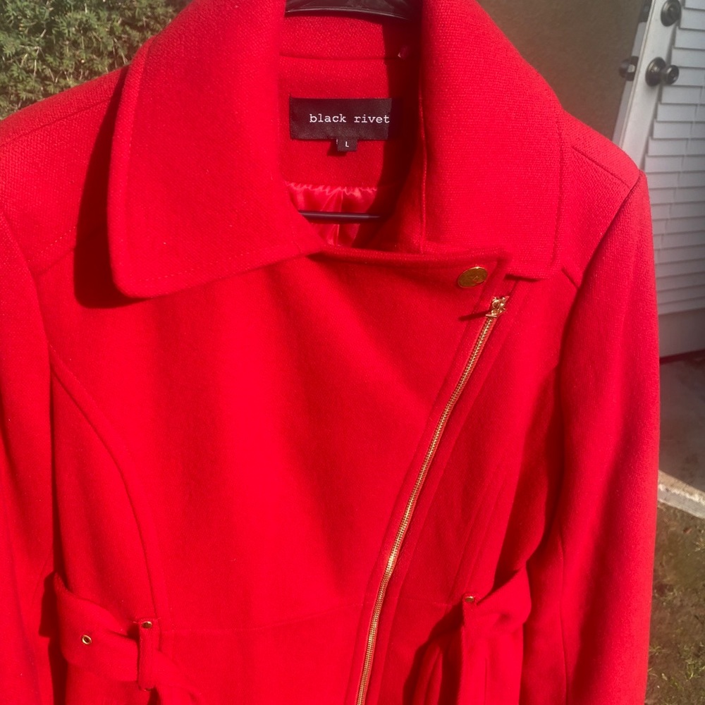 Red BLACK RIVET jacket , used - Picture 4 of 15